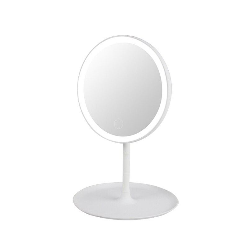 Led Makeup Mirror Standing Mirror Touch Screen Vanity Mirror Backlit Adjustable Desk Cosmetic Mirrors Dressing Table Mirror
