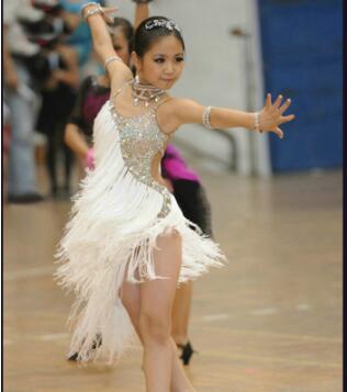 Kids Ballroom Jurk Ballroom Latin Danswedstrijd Jurken Dans Ballroom Waltz Jurken Standaard Dans Jurk Voor Meisjes Dans