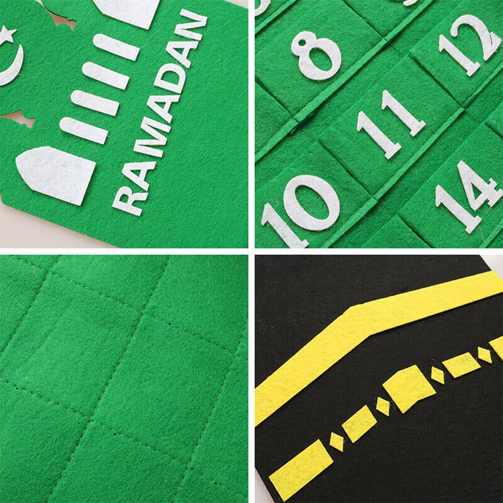 Vilt Unieke Eid Countdown Kalender Creëren Kinderen Ramadan Countdown Kalender Ramadan Ramadan Kalender Home Decor Viering