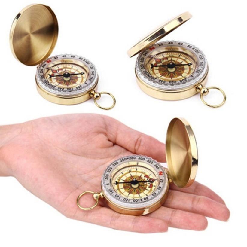 Genuine refined copper compass, G50 pocket watch compass, exquisite small , outdoor multi-function with luminous