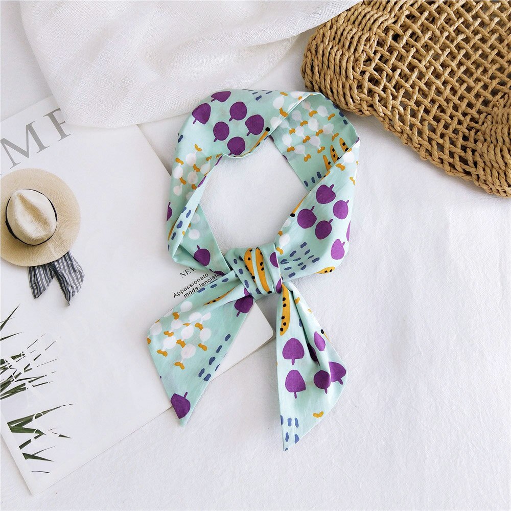 été concepteur longue maigre Cheveux ruban bandes écharpe pour bords sac à main accessoires écharpes pour femmes Foulard Cheveux: 13