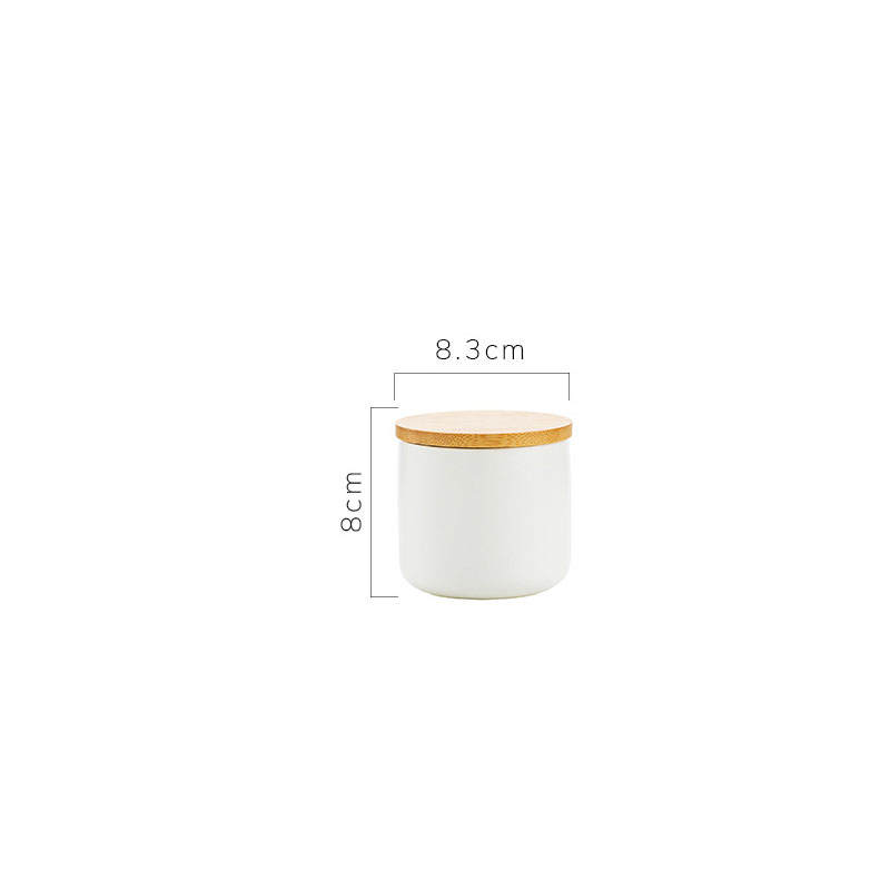 European Ceramic Storage Jar with Lid Marble Texture Kitchen Seal Cereal Dispenser Living Room Desktop Golden Stroke Candy Jar: B-small