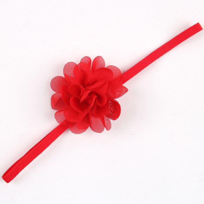 1 Piece MAYA STEPAN Children Headdress Chiffon Flower Hairband Baby Newborn Girls Hair Rope Headband Headwear Headwrap