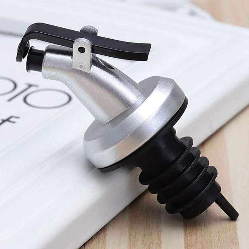 Plastic And Stainless Steel Cork With Dispenser For Bottles