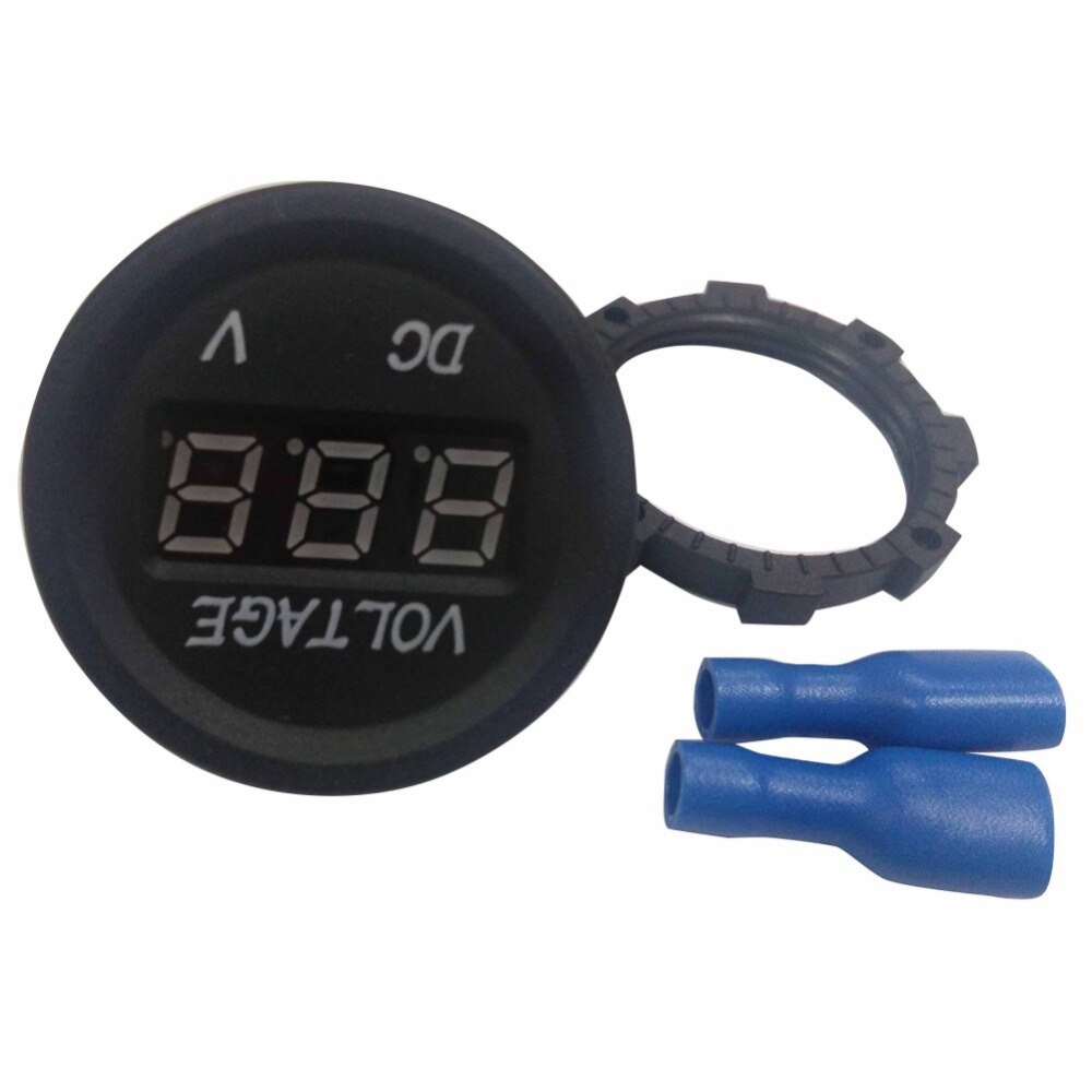 12-24v led automotive digitale detectie dc auto motor digitale voltmeter 10cm x 10cm x 10cm cz