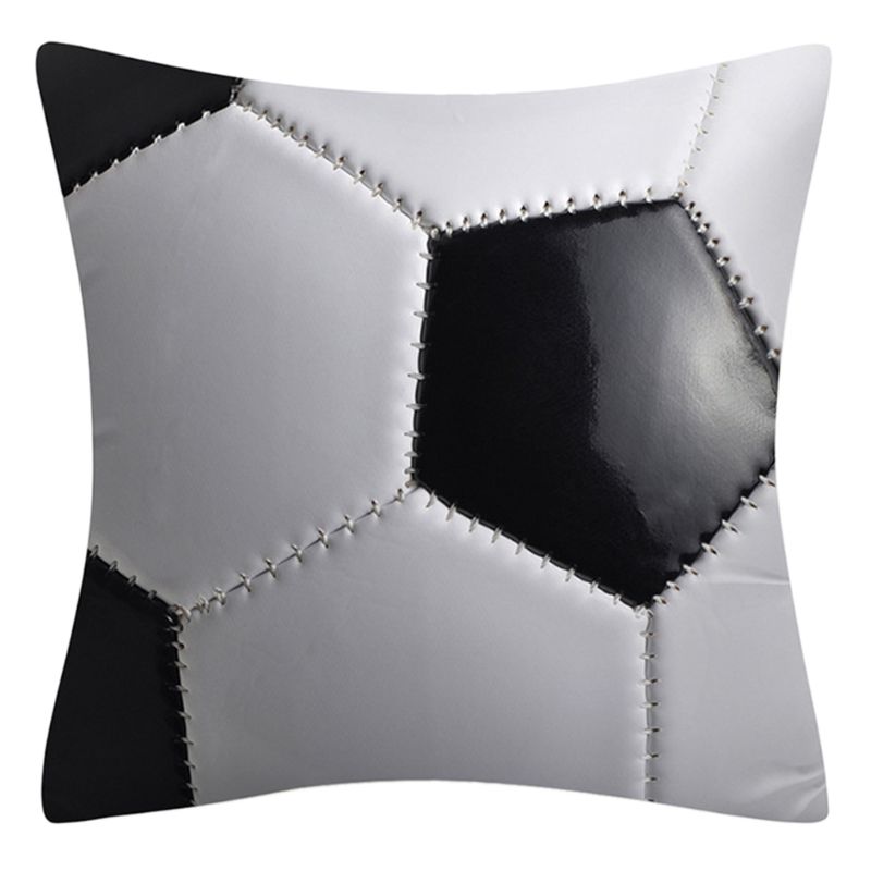 Sport Rugby Football basket-ball jeter taie d'oreiller 3D impression numérique pêche velours décoratif carré housse de coussin 425C: 5