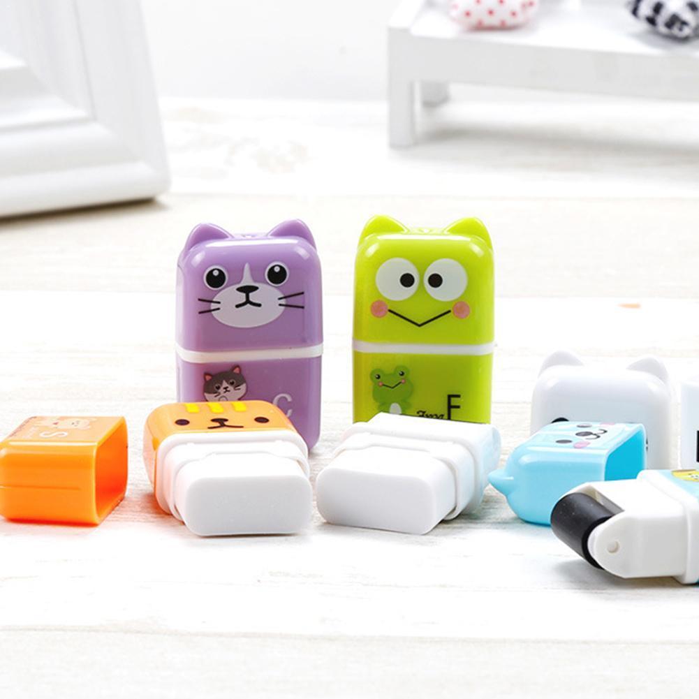 1Pc Roller Eraser Cute Cartoon Rubber Kawaii Students Stationery Correction Office School Supplies Material Escolar Kids