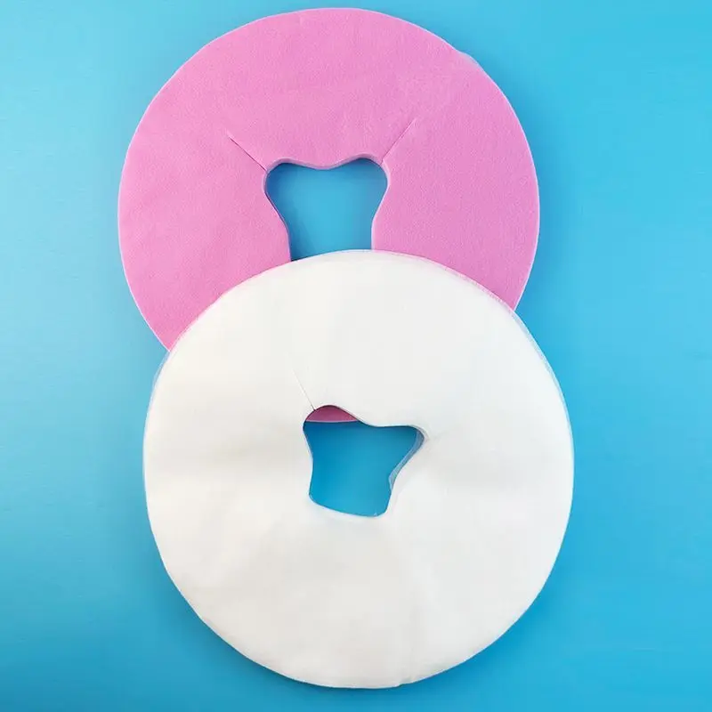 100pcs Spa Salon Disposable Massage Face Rest Cushion Covers Cradle Sheets Headrest Pillow Paper Massage Face Cradle Table Cover