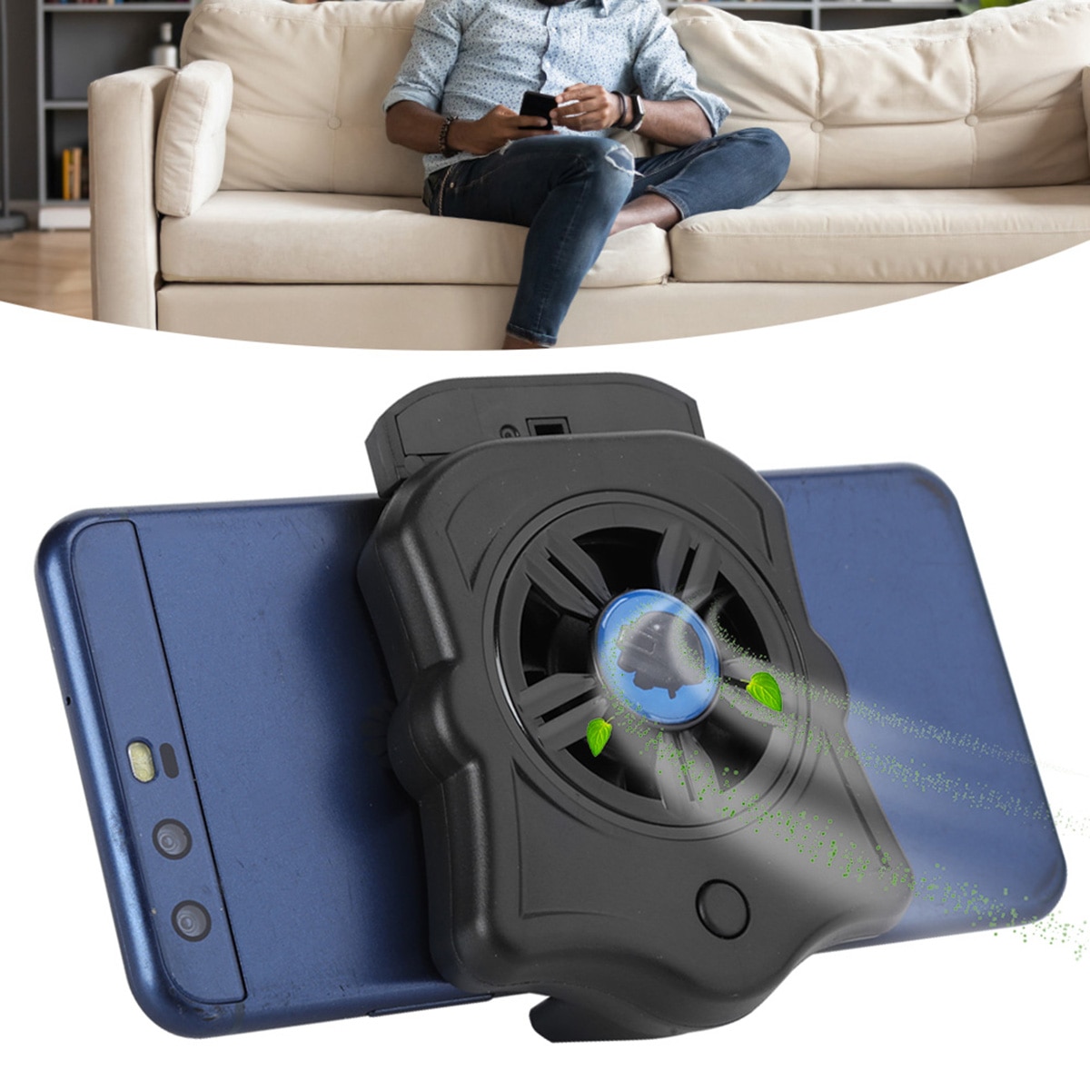 Gaming Mobiele Telefoon Cooler P9 Draagbare Straling Snelle Koeling Smartphone Koellichaam Voor Game Spelen