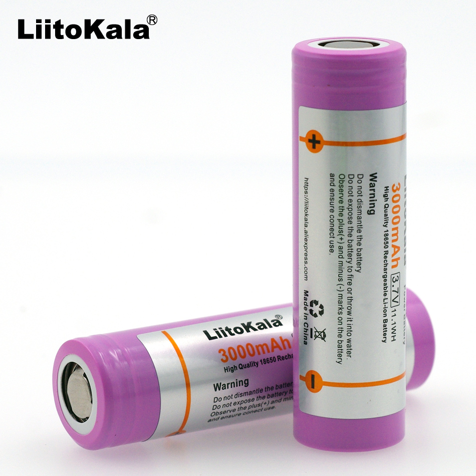 Liitokala 100% original ICR18650 30Q battery 3000mAh lithium battery icr18650 powered rechargeable battery Electric tools