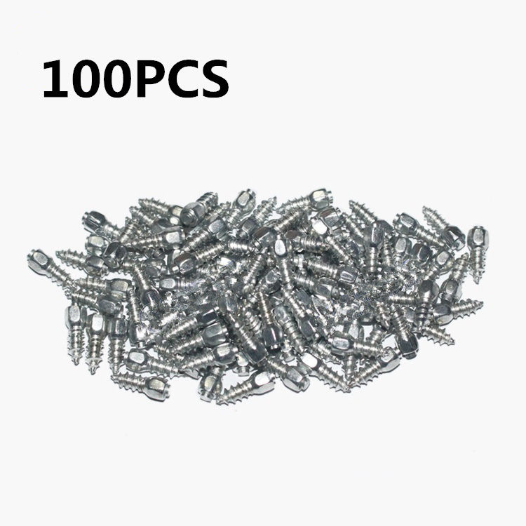 100 kpl/sarja 9mm ruuvia rengasnastat vanteen renkaat lumiketjut nastat autoon/kuorma-autoon