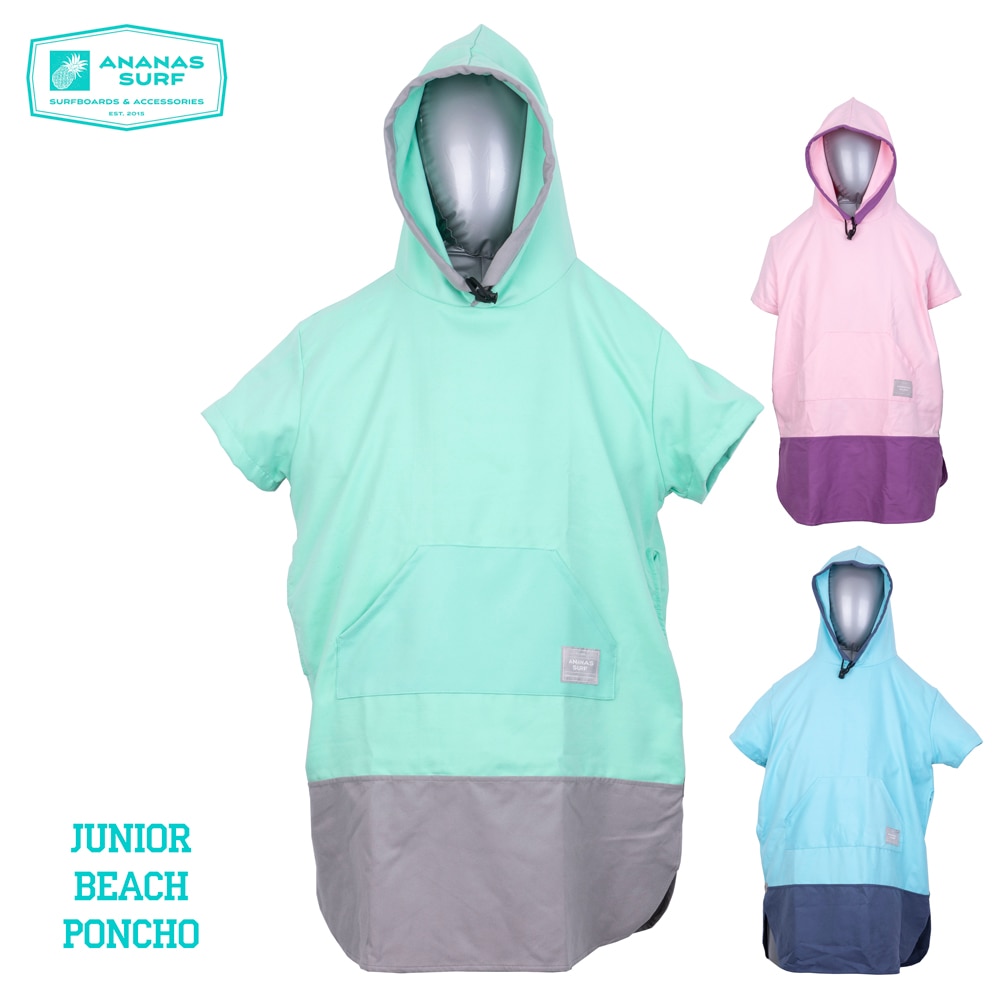 Ananas surf beach poncho unisex barn junior byt våtdräkt dräkt handduk surfstil