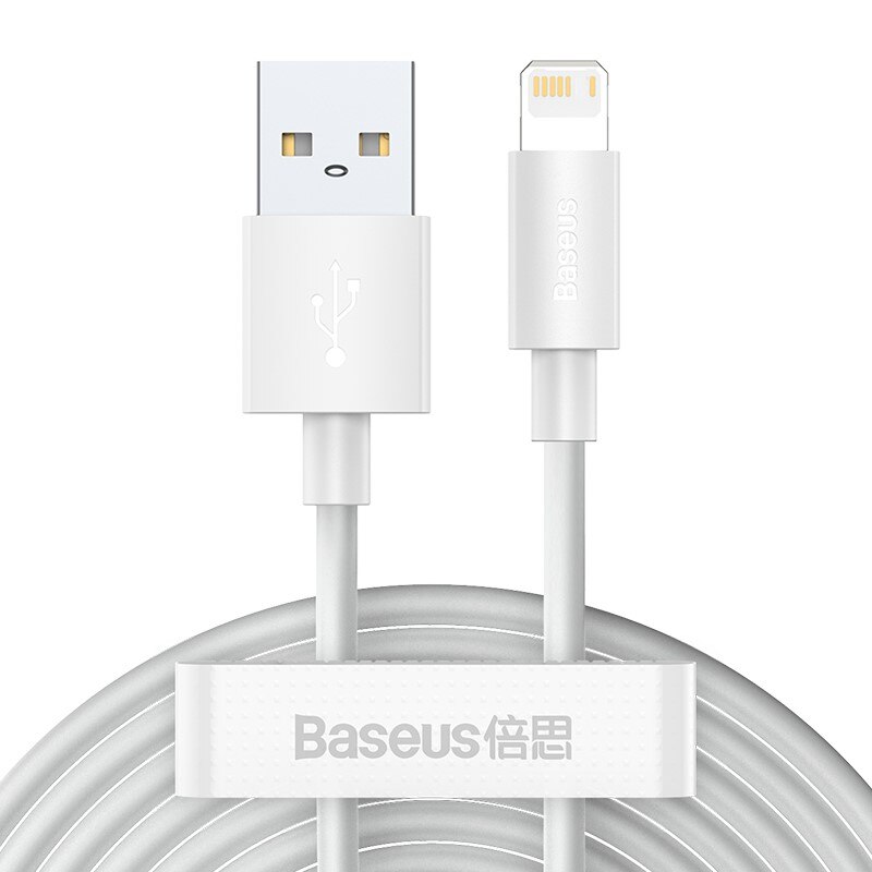 Baseus usb kabel til iphone 7 6 oplader usb c kabel  qc 3.0 hurtig opladning type-c kabel til samsung  s10 s9 ledning til huawei xiaomi: 2.4a til ip usb