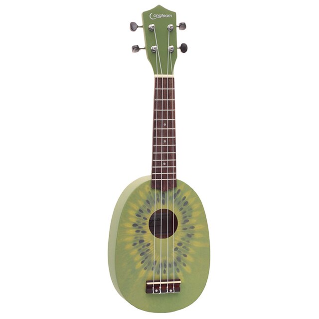 21 Inch Beginners 21 Inch Ukulele Rosewood Standard Useful Mahogany Nanyang Wood Outdoor: Kiwifruit