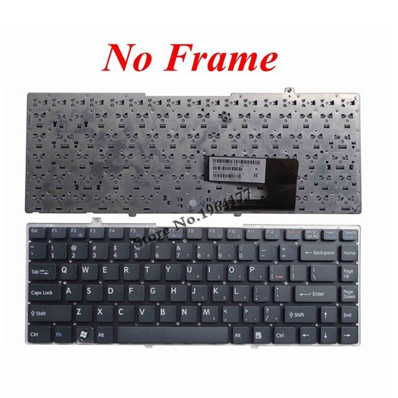 Us Keyboard Voor Sony Vaio VGN-FW Vgn Fw Serie Met Zilveren Laptop Toetsenbord