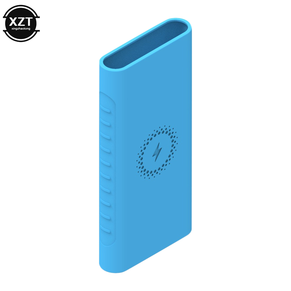 Funda protectora de silicona de Color sólido para Xiaomi Powerbank 10000mAh PLM11ZM WPB45ZM PLM13ZM PB100DZM