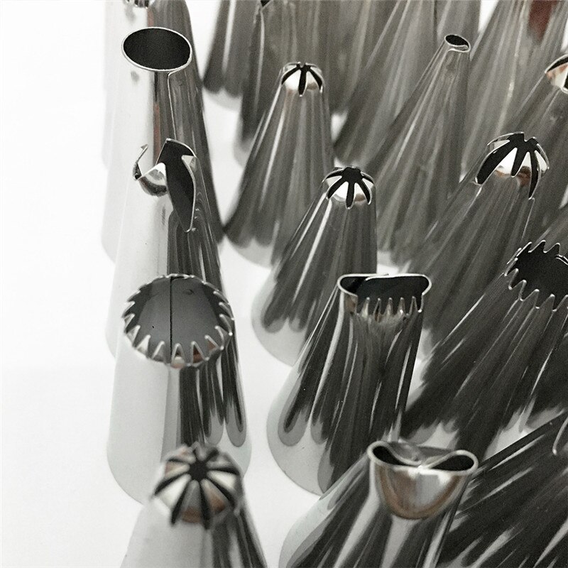 48 stks/set Cake Decorating Gereedschap rvs Icing Piping Nozzles Pastry Tips Set Cake Bakken Tools Accessoires
