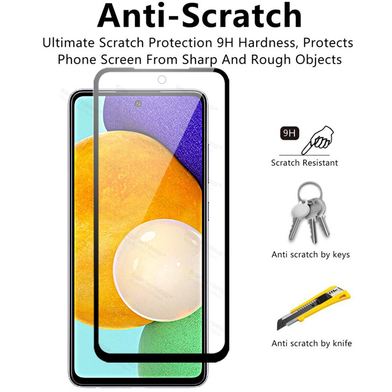 For Samsung a52 Tremp Safety Glass on For Samsung Galaxy A72 A52 A32 5G A42 A12 A02 A02s 4G Camera Screen Protector Sklo Shield