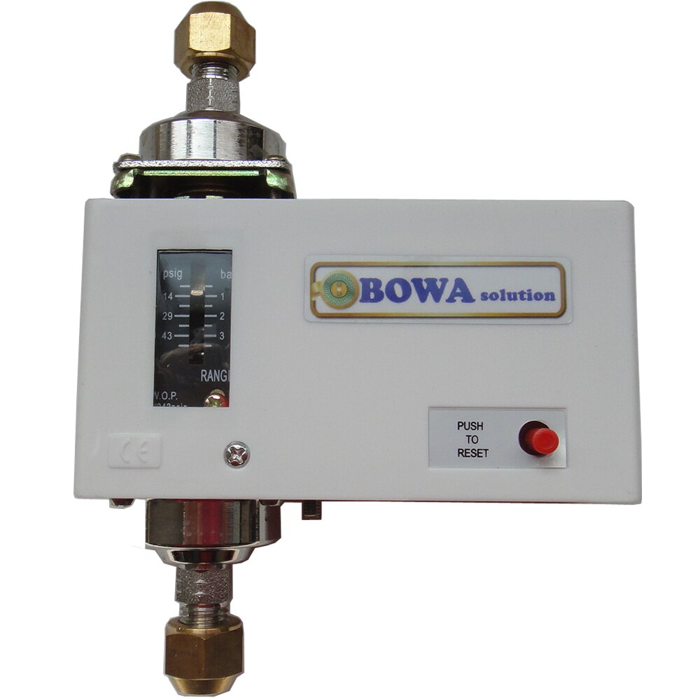 Differential Pressure switch measures the pressure difference between oil supply lines and return lines in compressor lubricant