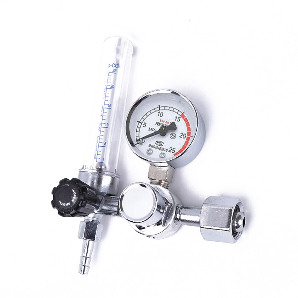 0-25Mpa Argon Regulator CO2 Mig Tig Flow-Meter Gas-Regulators Flowmeter Welding Weld Gauge Pressure Reducer