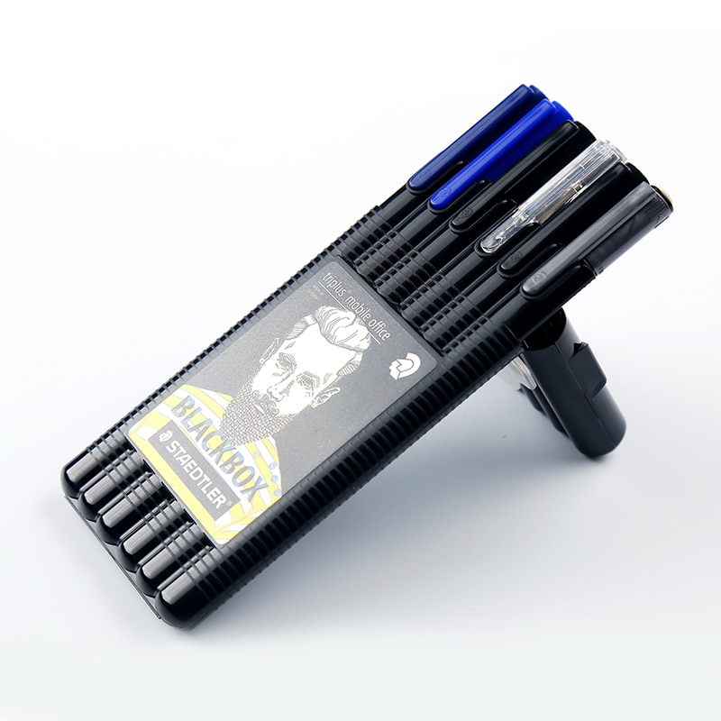 Staedtler-Triplus-boîte noire, crayon mécanique 0.5mm, pointe marqueur Permanent, papeterie
