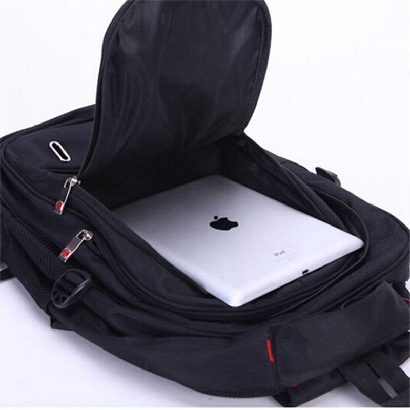 Chuwanglin portátil mochila mochilas de viagem dos homens multifunction náilon preto sacos de escola para adolescentes sacos da senhora zdd2181