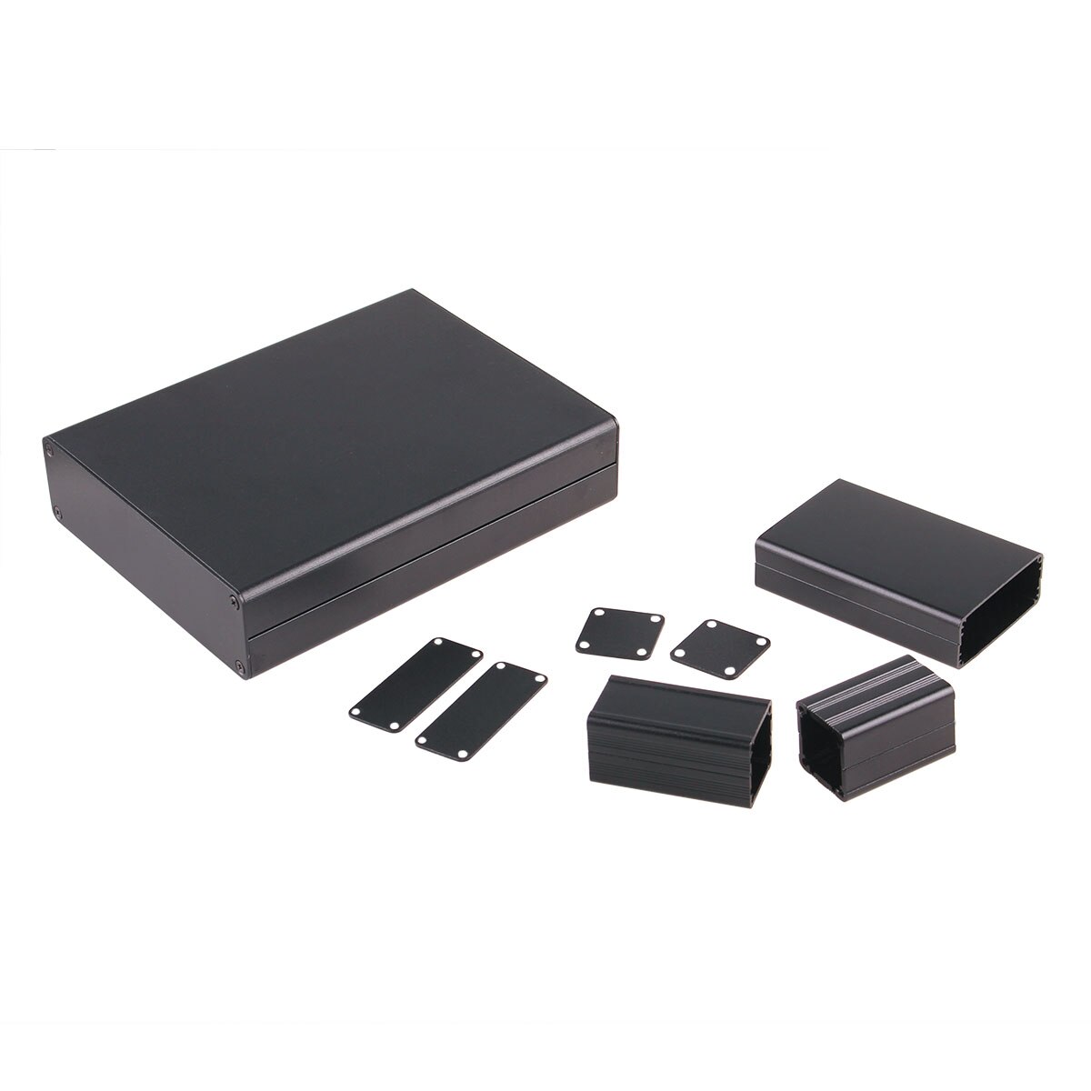 1 PC Aluminum Junction Box PCB Instrument Enclosure Electronic DIY Electronic Project Case