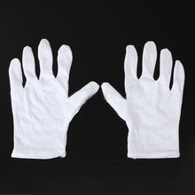 MOOL Witte Katoenen Handschoenen antistatische handschoenen Beschermende handschoenen voor Huishoudelijk Werknemers