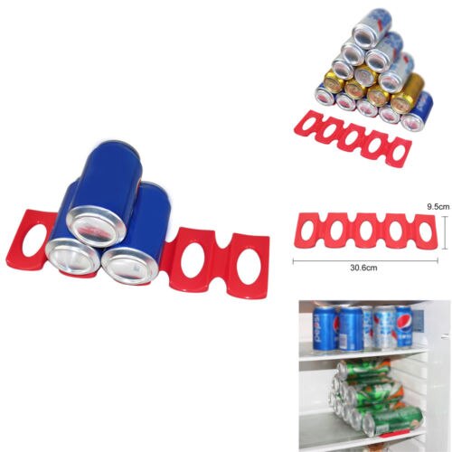Fridge Silicone Pad Folding Beer Can Wine Bottle Rack Space Saver Stacking Tool Refrigerator Cupboard Mat Washable Kitchen