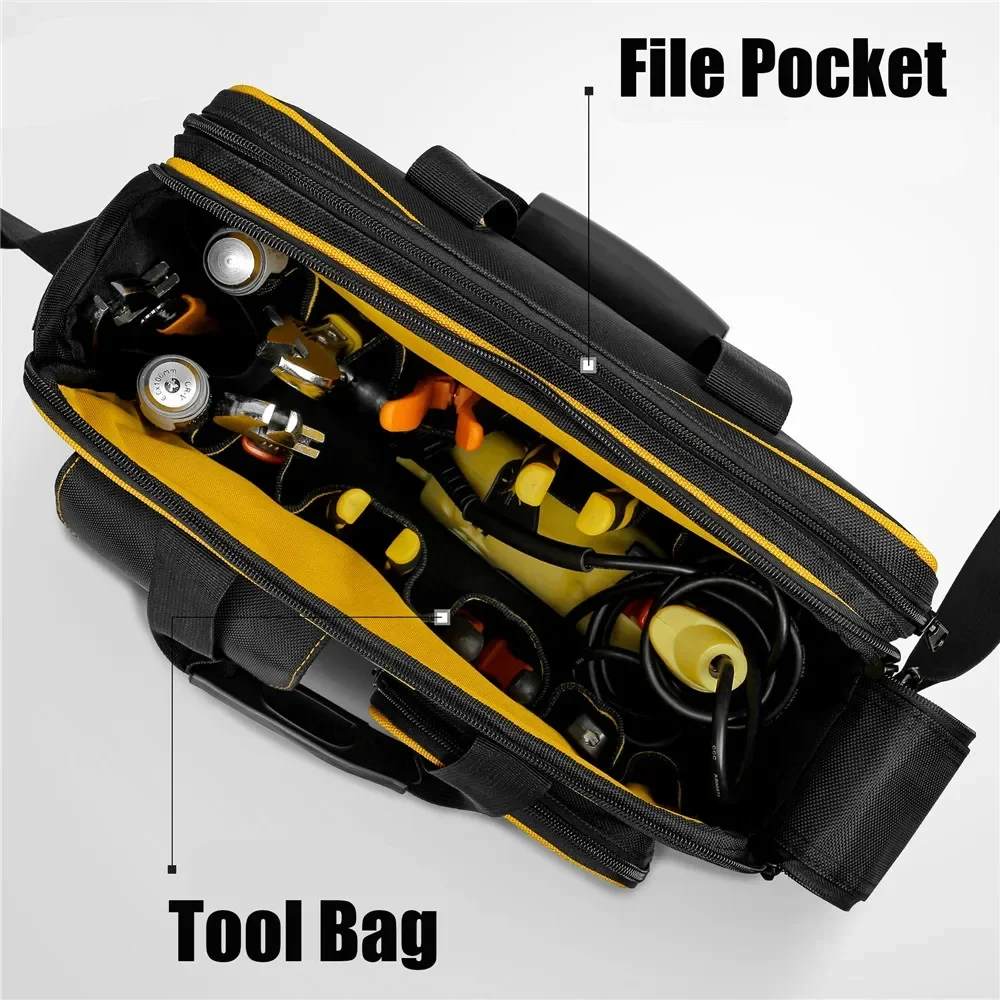 Tool Bag Tools Electrician Equipment Toolbox Motorcycle Backpack Pouch Bags Heavy Duty Tools Waist Wheel Electricians