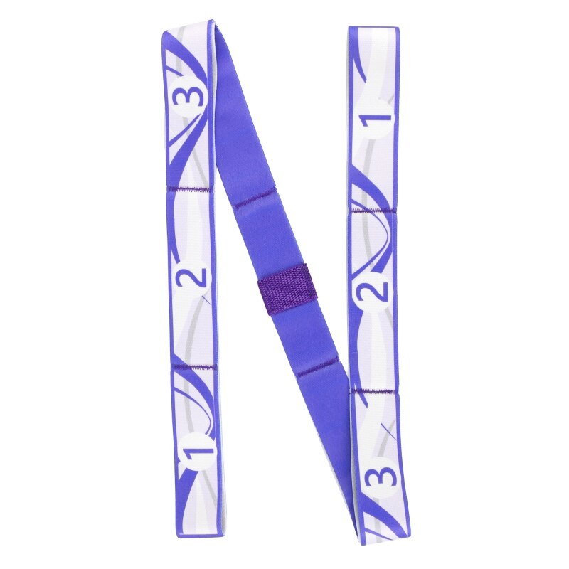 Yoga Elastische Band Oefening Fitness Band Anti Slip Elastische Bandage: plum