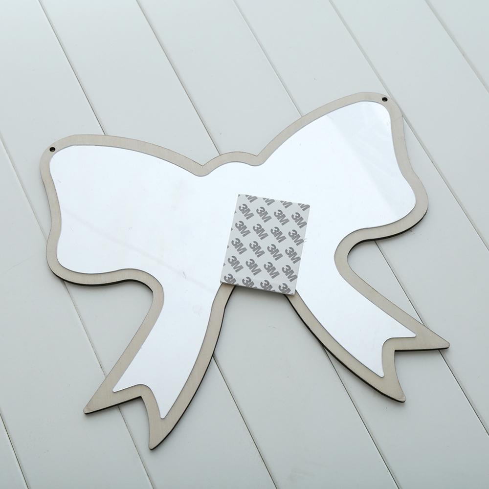Nordisk skandinavien stil kawaii barnkammare dekorativ spegel väggmålning venetiansk badrum rund plexiglas vägg spegel dekorativ spegel: Fluga