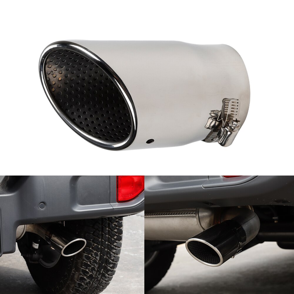 Chrome Rvs Auto Uitlaat Tip Pijp Voor Jeep Wrangler Jl Jeep Compass
