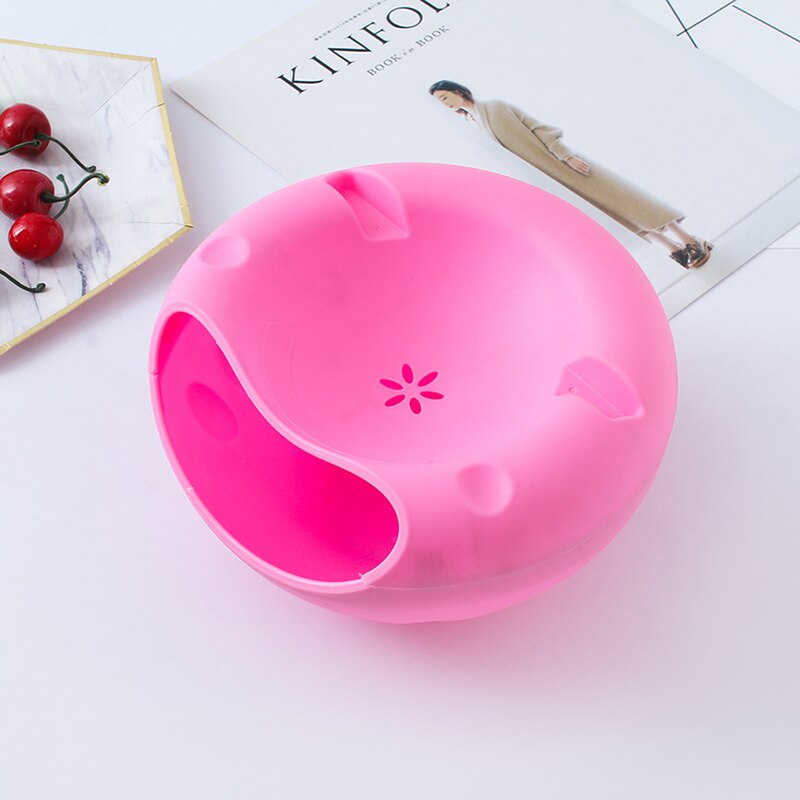 Caja receptora de fruta de plástico extraíble con doble disco de fruta para semillas de melón, disco de fruta, soporte de drenaje para marco móvil AP11091741