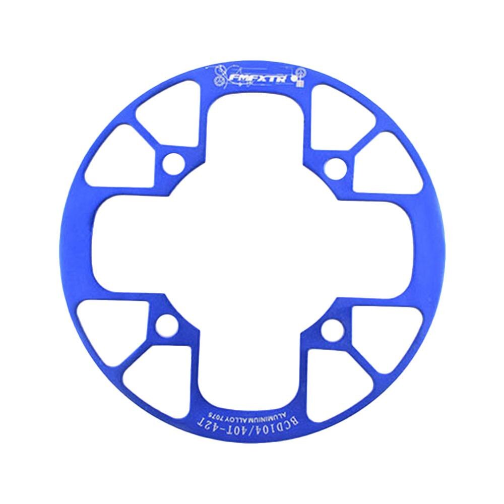 Mtb Road Fiets Tandwiel Bescherming Crankstel Crank Guard Protector Bike Chain Wiel Ring Beschermende Cover Fietsen Accessoires: Blue 40-42T