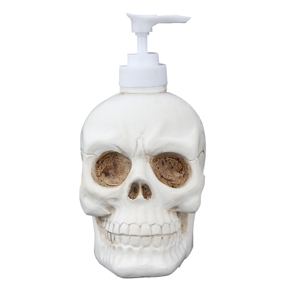 Skull Gezicht Fles Vloeibare Schuim Zeep Bottelen Douchegel Dispenser Zeep Container Douche Fles Voor Party Halloween