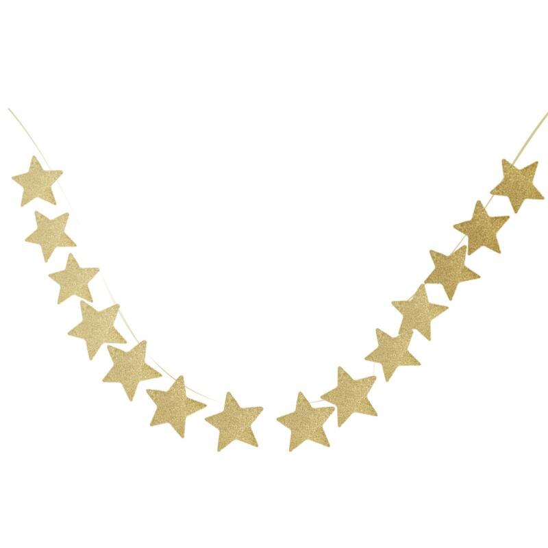 2018 Adorável Crianças Quarto Pendurado Estrelas Decoração de Cores Para Casamentos e Festas de Aniversário das Crianças Quartos 2 Mosquiteiros Janela Parede