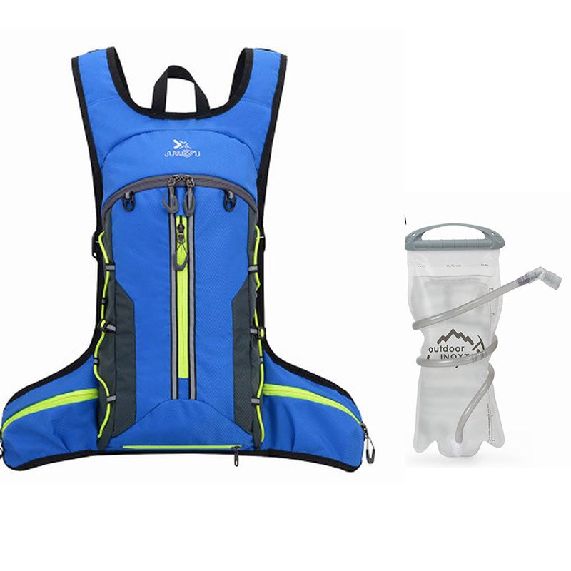 20L Waterdichte Fiets Rugzak Outdoor Sport Hydratatie Fietsen Tassen Grote Capaciteit Camping Bike Mochila Mtb Fiets Bag Pack: Blue / With Water Bag