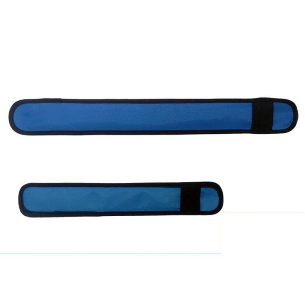 Verstelbare led-sportarm met lichtgevende armband voor nachtelijk hardlopen en dansen: Blauw / S