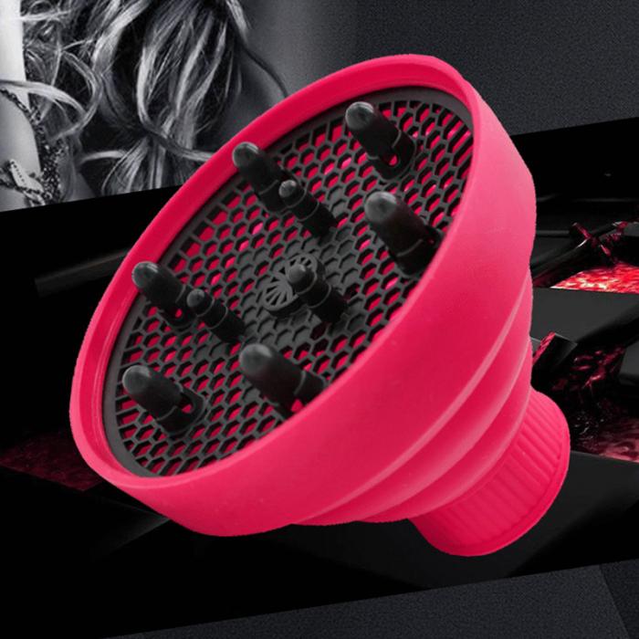 Plastic Universal Hair Diffuser Dryer Blower Hairdressing Salon Hair Curly Dryer Folding Diffuser Cover Black Colors