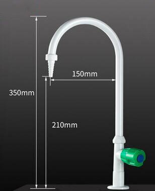 G1/2 Labor Durcheinander Wasserhahn Universal- 360 Grad Drehung Hahn Einzigen Kalten Einzigen Schwanenhals Stil Miniatur Wasser Mund: 1101A