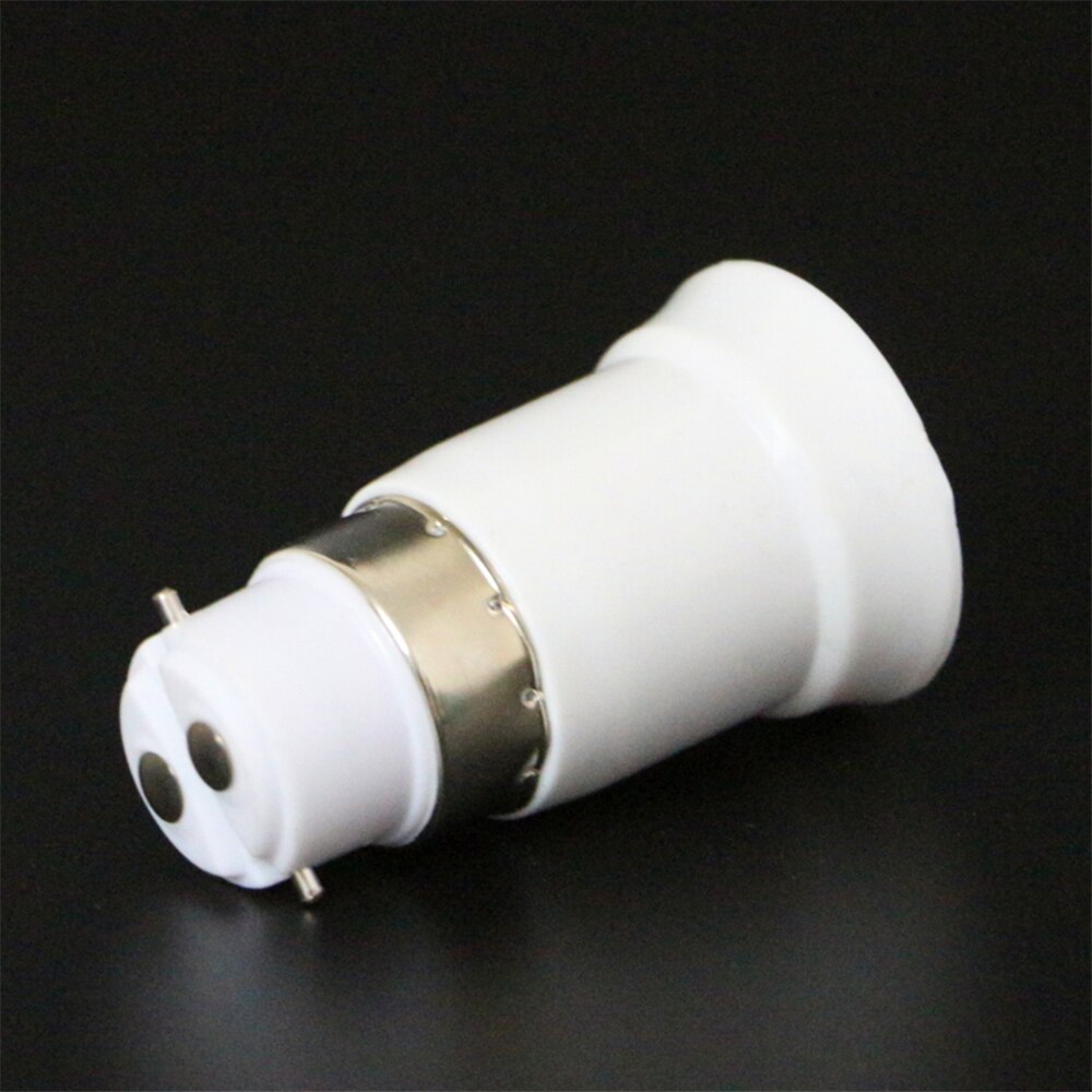 Adapter Socket B22 to E27 Conversion Bayonet To Screw fireproof Material Lamp Holder Converter Socket Light Bulb Type Adapter