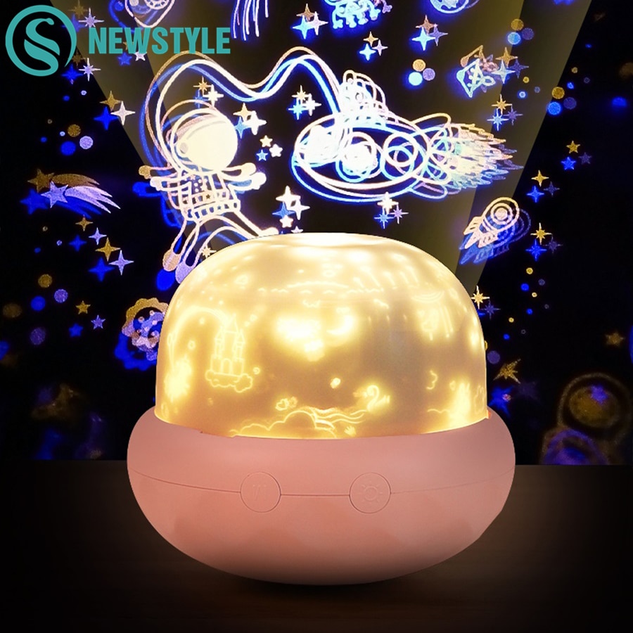 Multifunctionele projector nachtlampje sterrenhemel nachtlampje babykamer led lamp voor kinderen babykamer kinderen