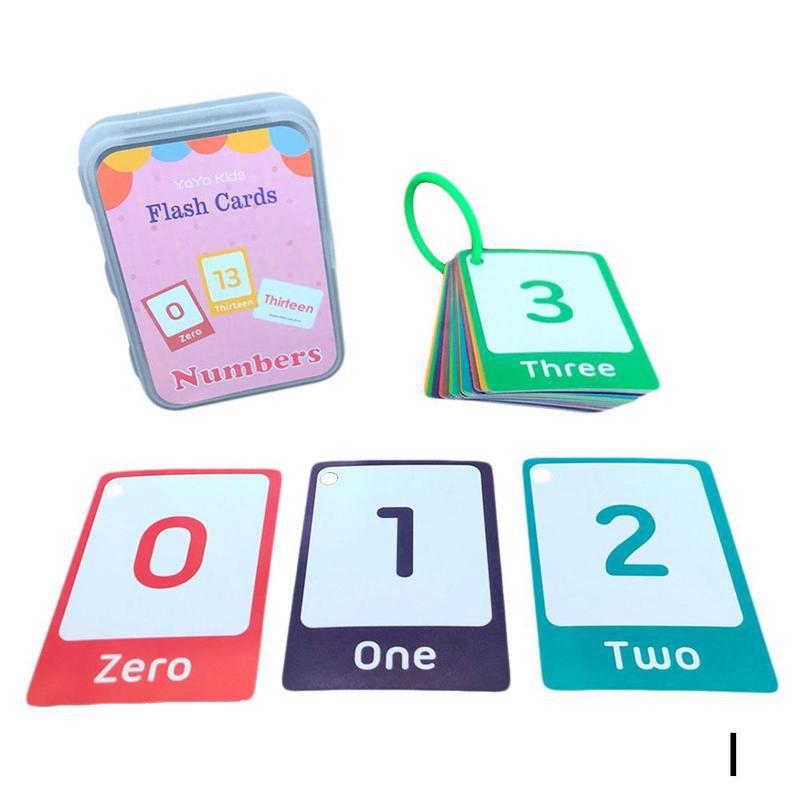 Montessori Cartoon Language Learning Cards Kids Early Development Learning Educational Language Training Ognitive Memory Cards: I