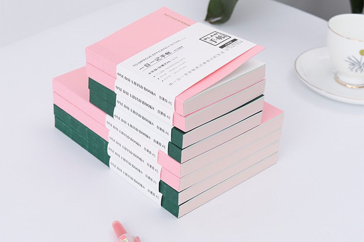 DIY Undated Time Management Agenda A5 Planner Book 224P DIY Monthly Daily Book