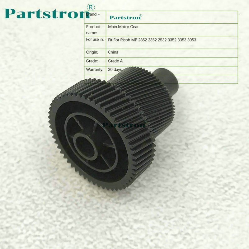 Parstron Main Motor Gear Voor Gebruik in Ricoh MP 2352 2353 2852 2853 3352 3353 Main Drive Gear Copier Onderdelen