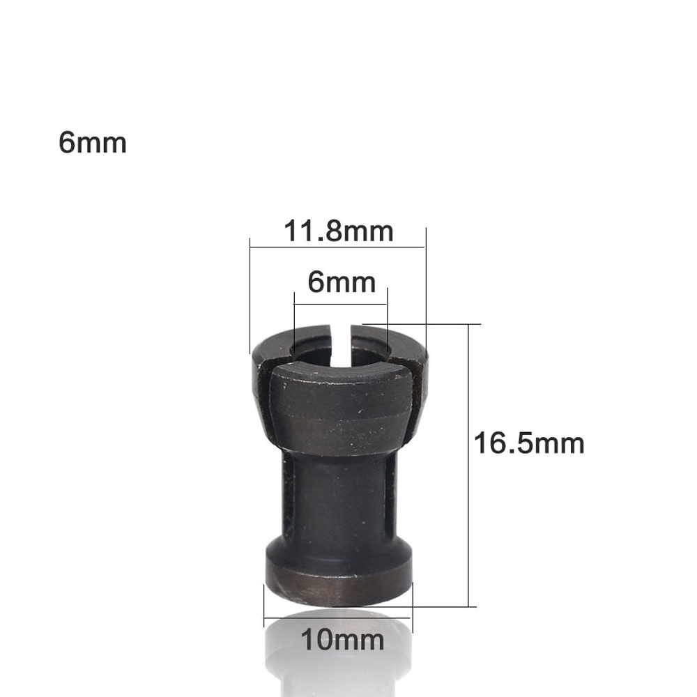 Cheap 6mm 8mm 10mm 12mm 12.7mm 1/2 1/4 3/8 Adapter Router Chuck Collet