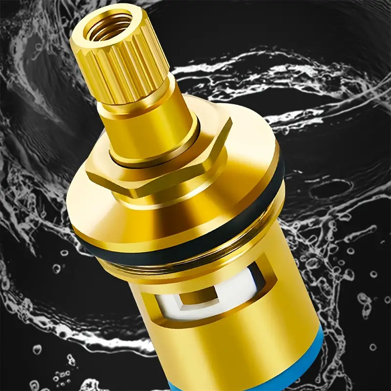 Brass ceramic faucet valve core, inner core of kitchen and bathroom single and cold universal quick-boiling faucet