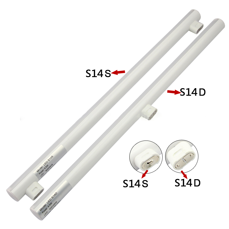 Luz de tubo integrada Led linestra S14D S14S 300mm 500mm 4w 7w 10w 15w luz de lavado de pared de espejo CE UL