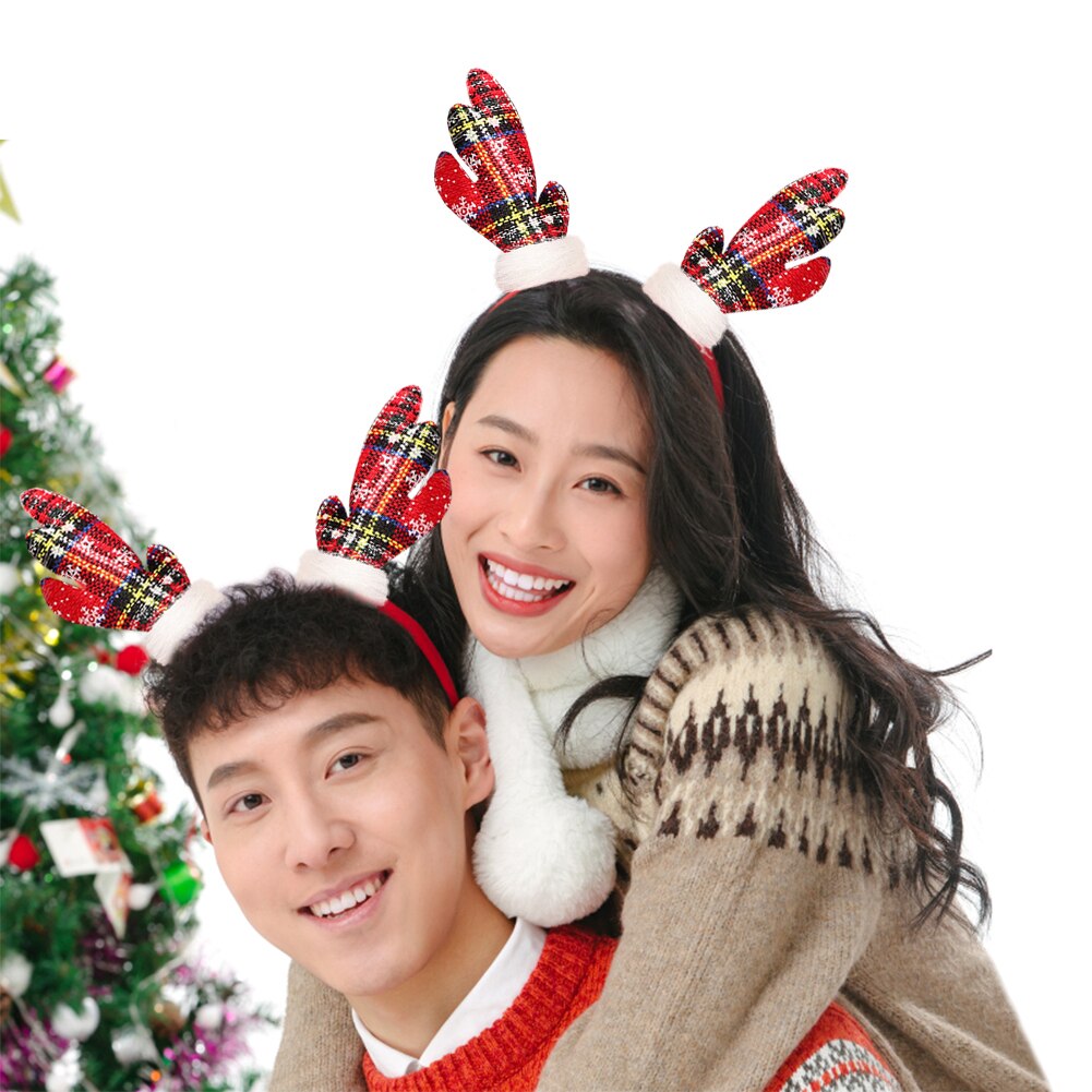 Femmes noël bandeaux bois Turban fête décor cheveux cerceau cheveux accessoires fête décoration de la maison fournitures